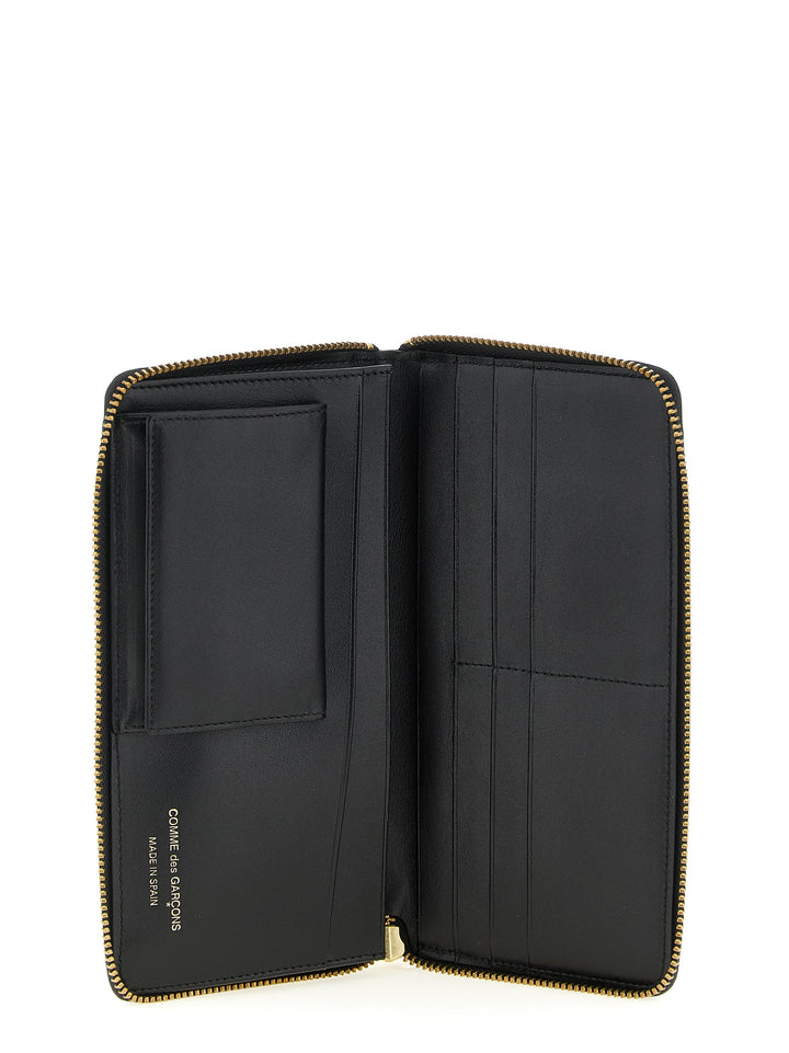 Comme Des GarçOns Wallet Polka Dots Printed Portafogli - Bianco/Nero | 8e7e437dfc1e092fcb115cfcb081192d86818e35