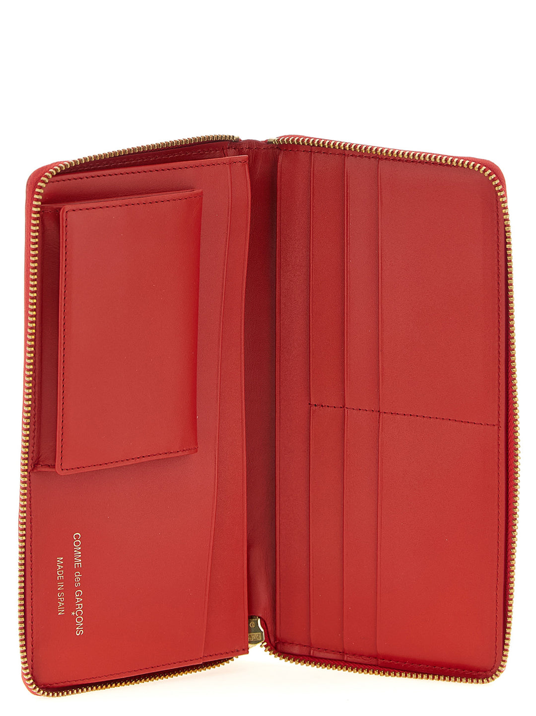 Comme Des GarçOns Wallet Pola Dots Printed Portafogli - Rosso | 021b213937a9c62e6ddc030115415be89eec5383