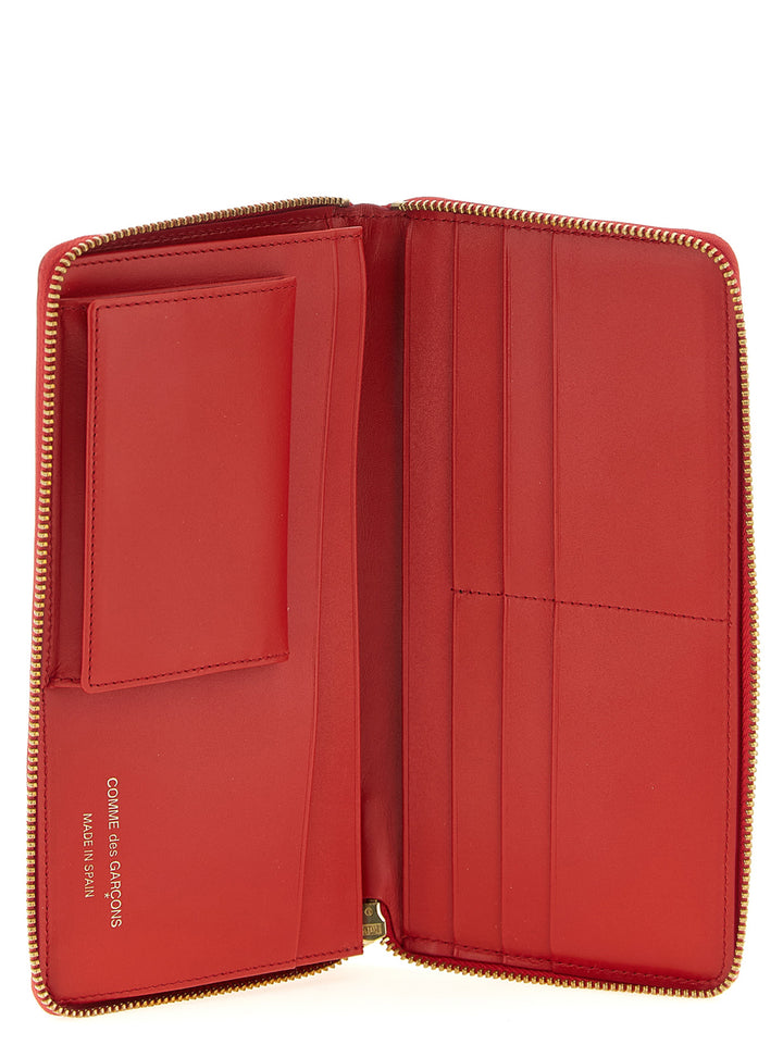 Comme Des GarçOns Wallet Pola Dots Printed Portafogli - Rosso | 021b213937a9c62e6ddc030115415be89eec5383