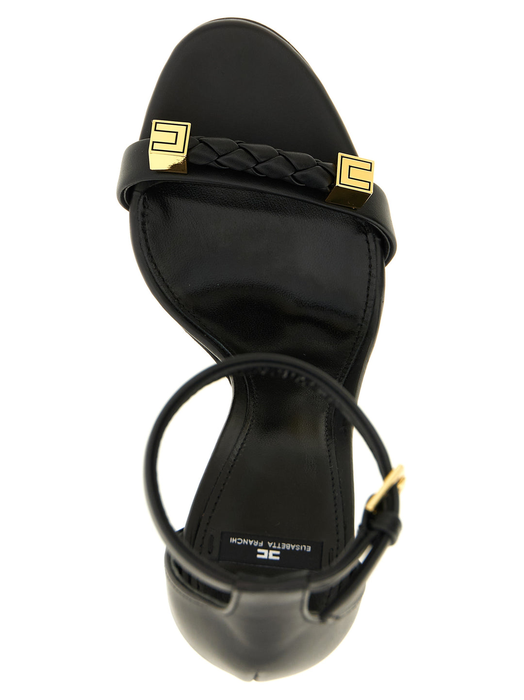 Elisabetta Franchi Leather Sandali - Nero | f6aad5b4945a65bb382a93734238b771ea6f235b