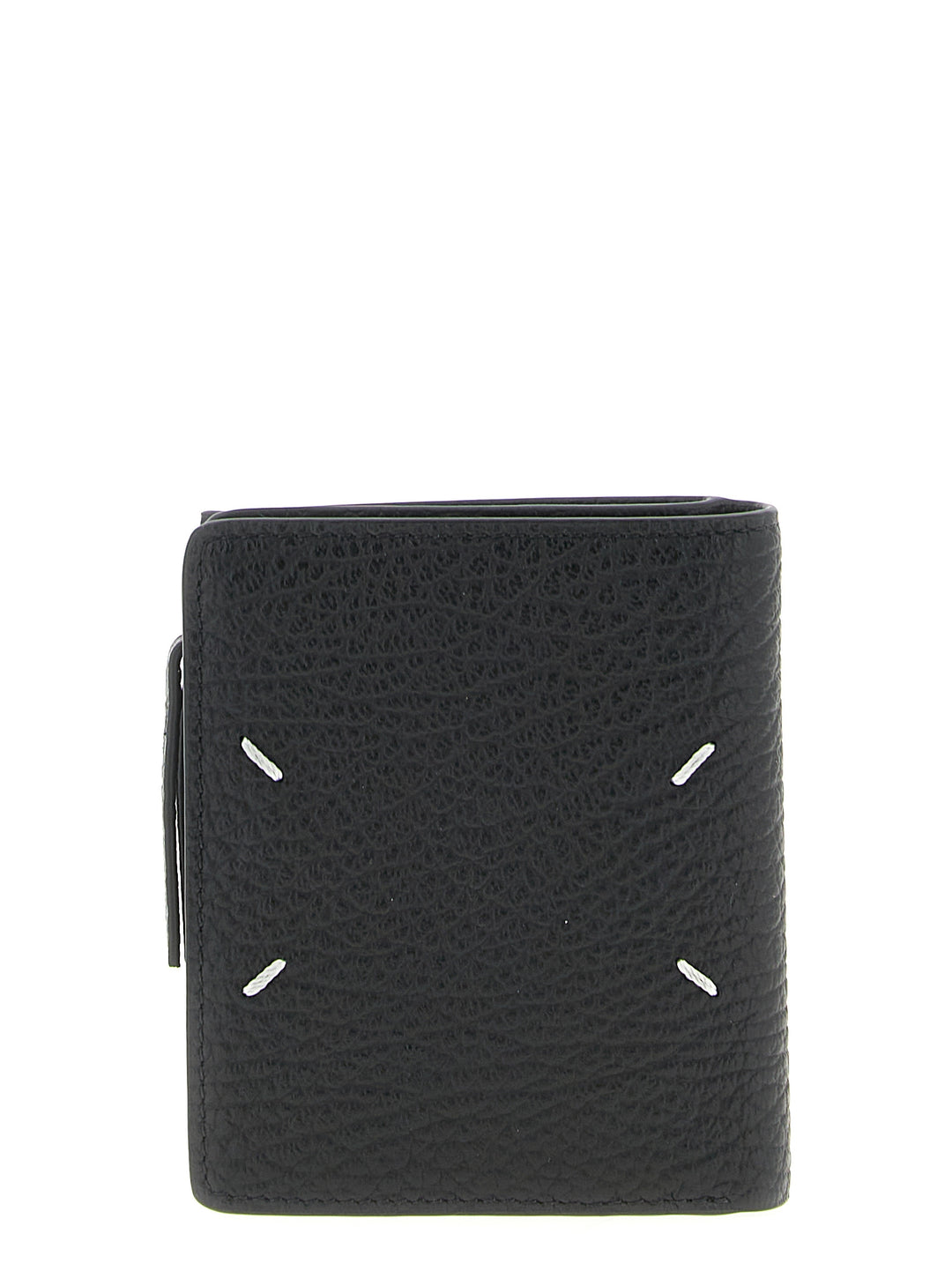 Maison Margiela Flap Wallet Portafogli - Nero | 2b591c0cd507fca8bad818b9e08bae328bf7bced