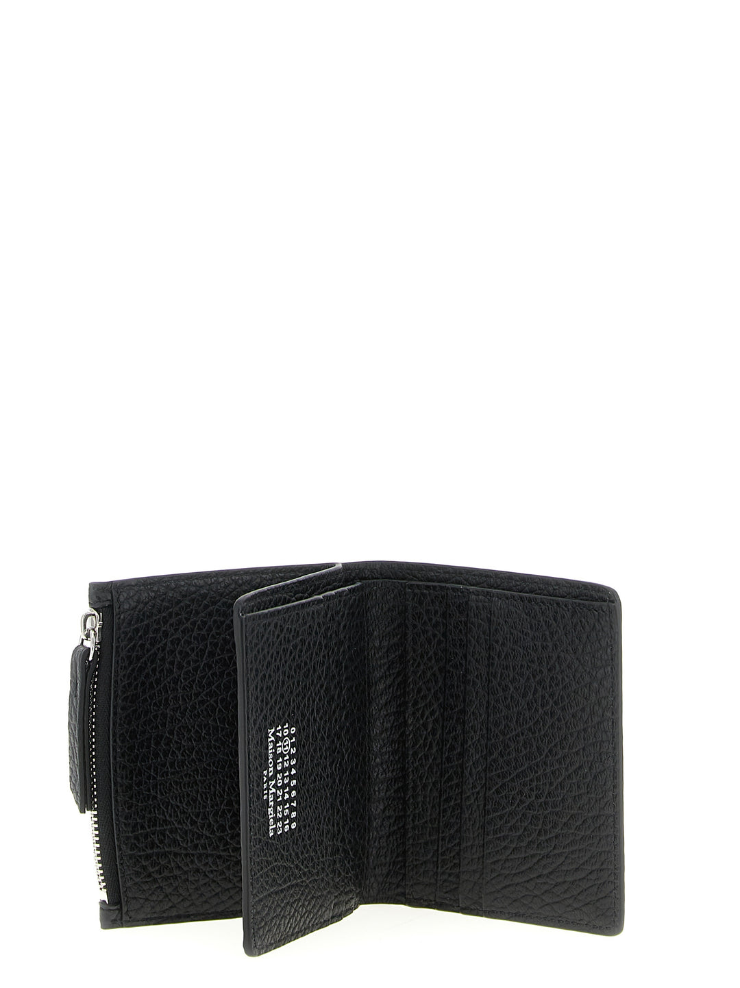 Maison Margiela Flap Wallet Portafogli - Nero | 14e67c98157345f79d804e407f344e2ee996a402