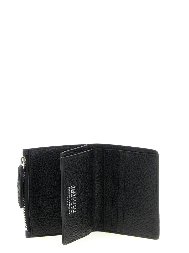 Maison Margiela Flap Wallet Portafogli - Nero | 14e67c98157345f79d804e407f344e2ee996a402