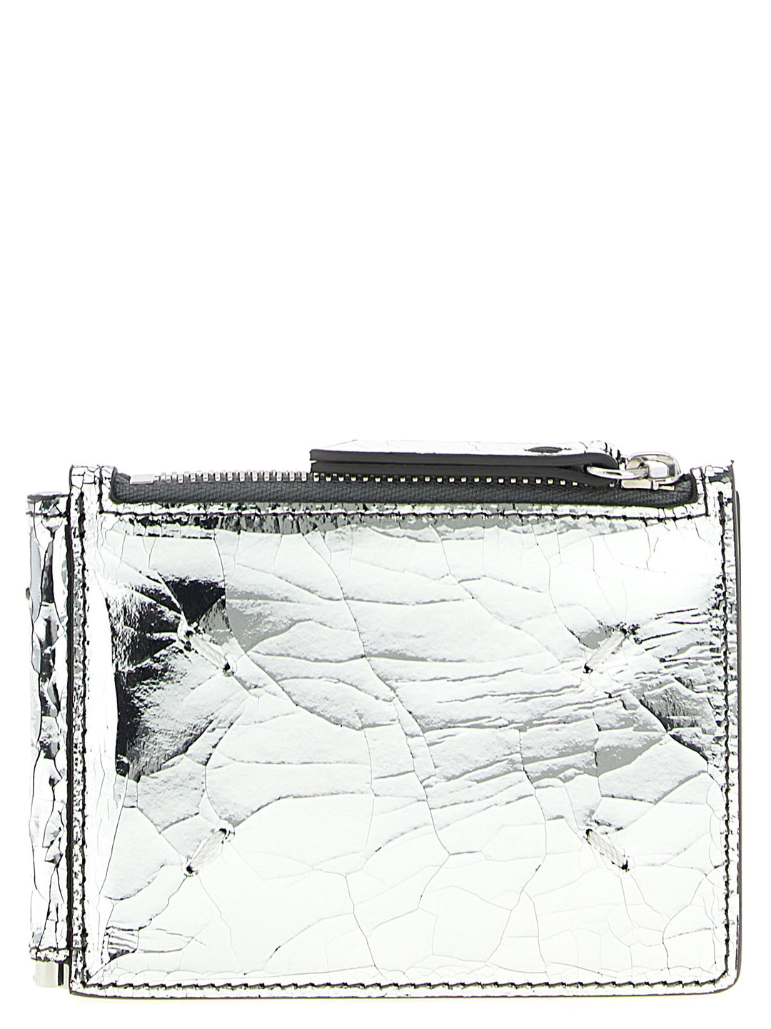 Maison Margiela Bifold Wallet Portafogli - Silver | 75a6b2da5fa443b2976754f70ec62da5e33019f2