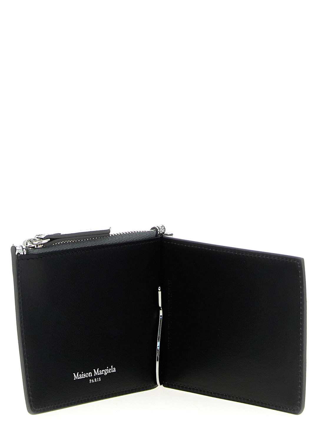 Maison Margiela Bifold Wallet Portafogli - Silver | e46f2ac65a93e3ce2decb16479461b329940e250