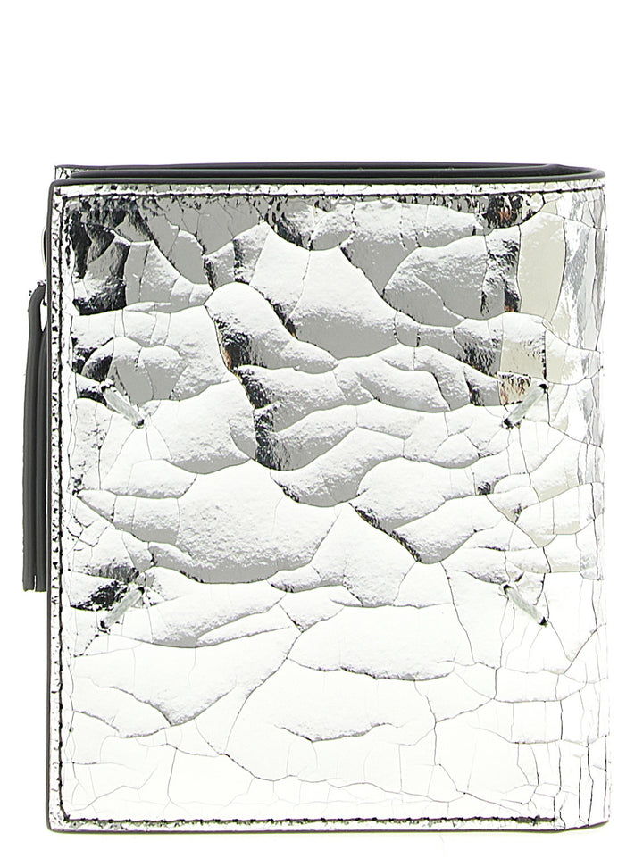 Maison Margiela Broken Mirror Wallet Portafogli - Silver | 2a41537157270e3471bc9bfa9a6dcfbf90ae810e