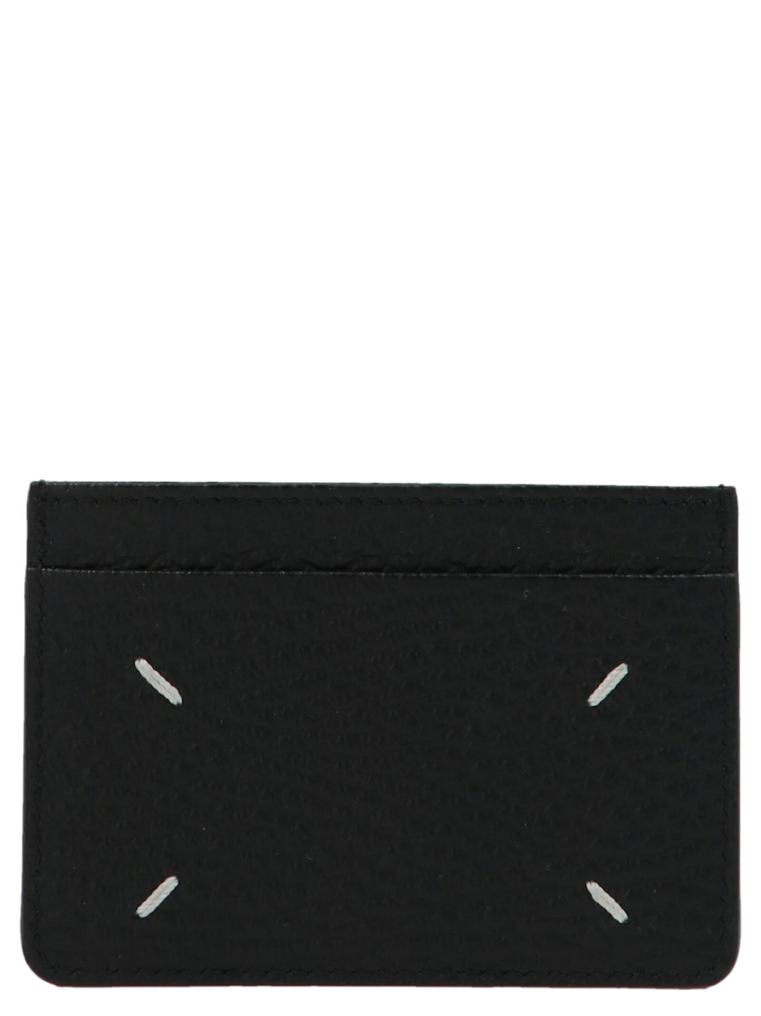 Maison Margiela Logo Card Holder Portafogli - Nero | 807e11ae9a0172c9087288d492bd39518da01efc
