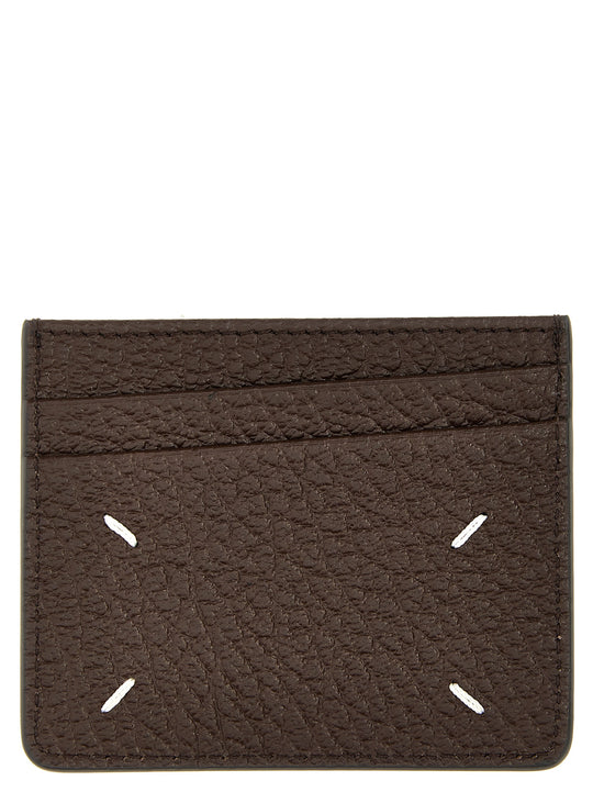 Slim Card Holder Portafogli Marrone