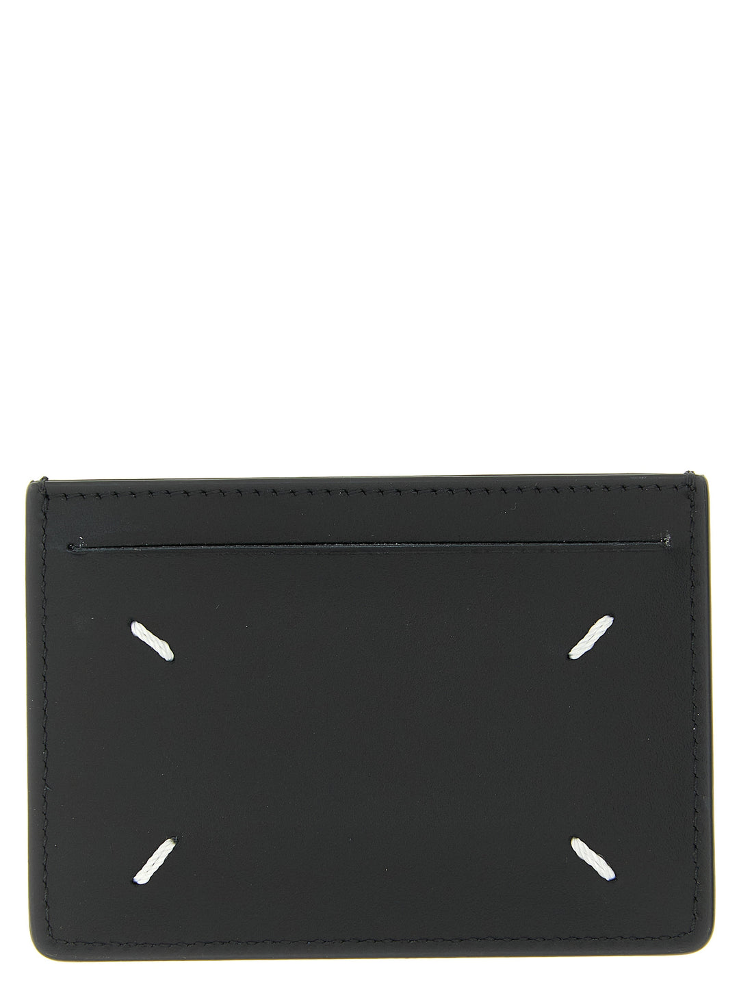 Maison Margiela Stitching Card Holder Portafogli - Nero | bc5d3a3c3664361ac56f0aef7db717442974c0c2