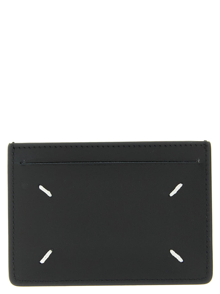 Maison Margiela Stitching Card Holder Portafogli - Nero | bc5d3a3c3664361ac56f0aef7db717442974c0c2