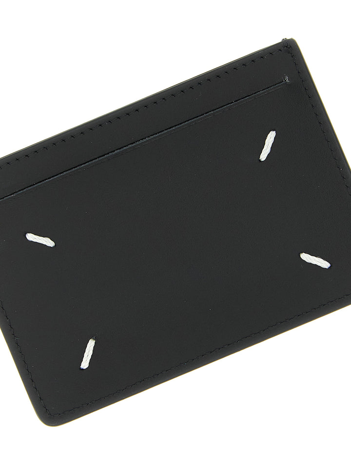 Maison Margiela Stitching Card Holder Portafogli - Nero | 1d43c8f6c5c7929e144e4a6cb995f778b1227919