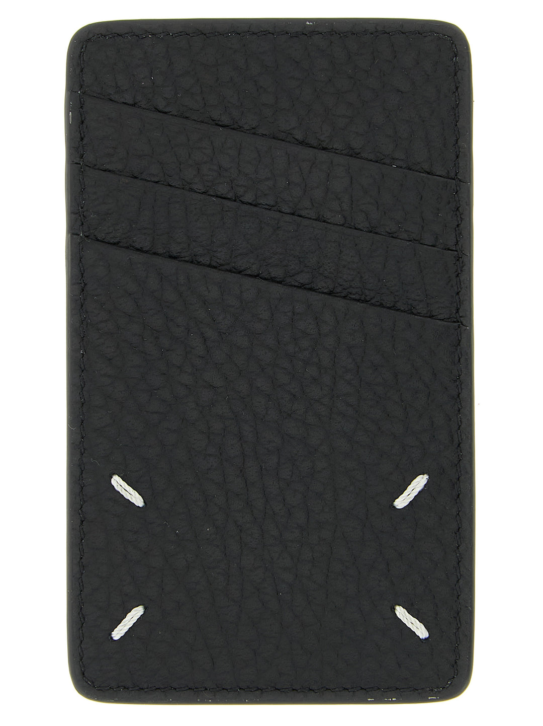 Maison Margiela Vertical Card Holder Portafogli - Nero | 79aaeaab27de772dad7e6638eaf08243a6e7aa11