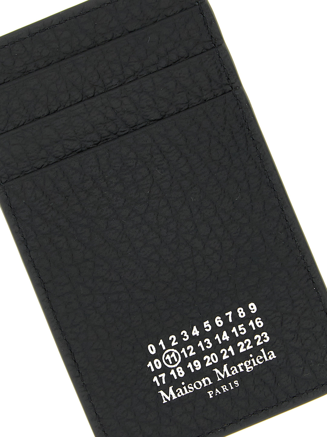 Maison Margiela Vertical Card Holder Portafogli - Nero | b882f2173eaa7927108eae3353c8cc8726a02fbf