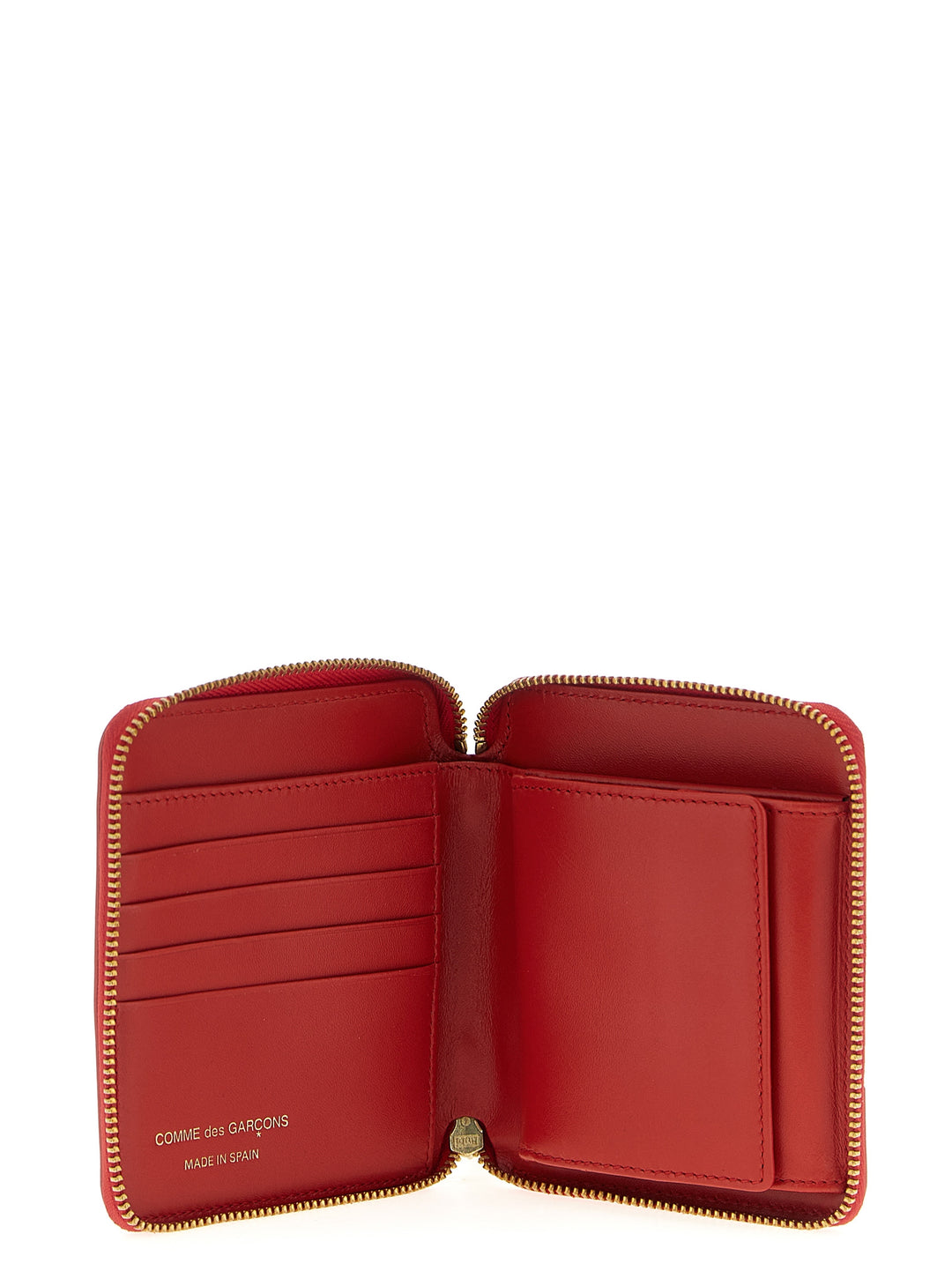 Comme Des GarçOns Wallet Polka Dots Printed Portafogli - Rosso | ceecb85993988a639a288fec7b09a99767ce2e99