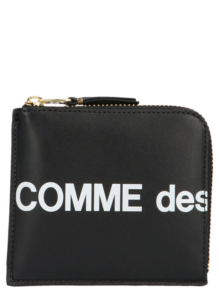 Comme Des GarçOns Wallet Huge Logo Portafogli - Nero | eea9fca1e9de9f52c0324ef6b184b4559fd64901