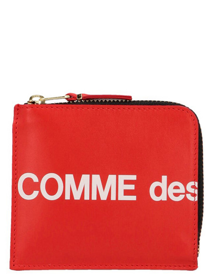Comme Des GarçOns Wallet Huge Logo Portafogli - Rosso | e531bbd825bcb6acdb75e9c0a3cd4811ab188241