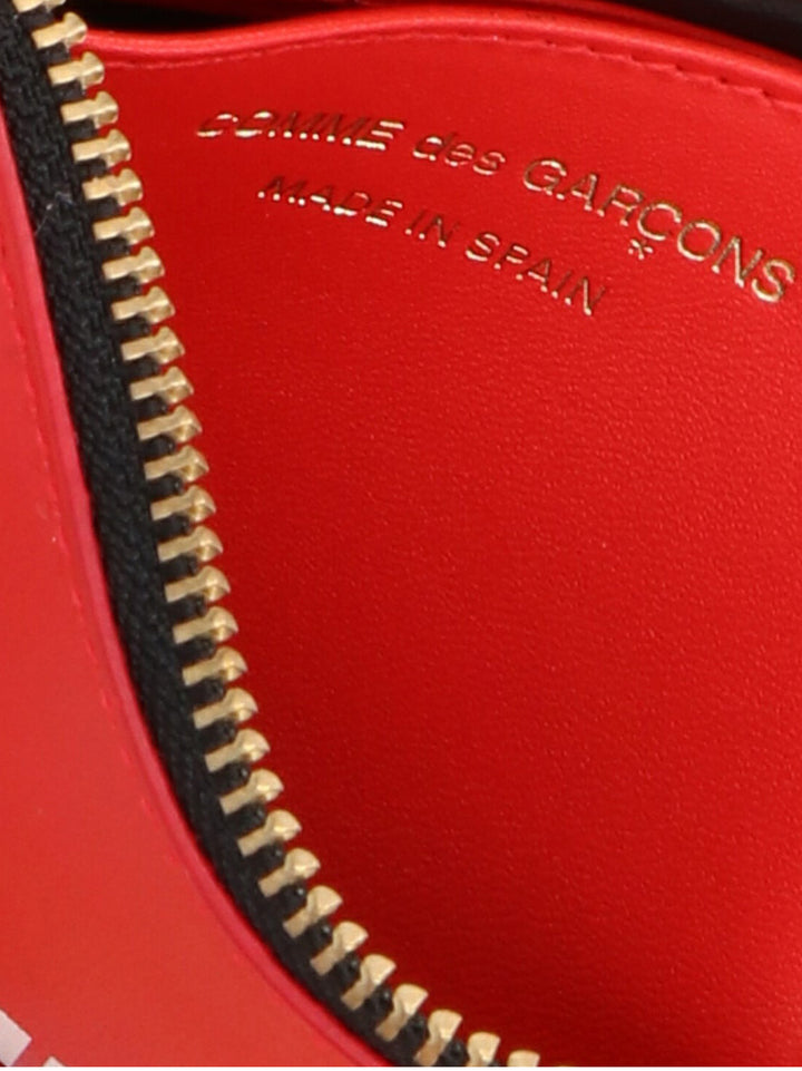 Comme Des GarçOns Wallet Huge Logo Portafogli - Rosso | 133d9b54c911a3704701b87f1912f5e22c6b8440