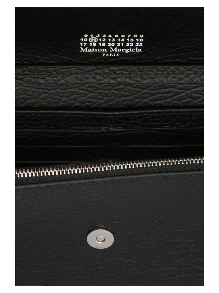 Maison Margiela Logo Chain Wallet Portafogli - Nero | 0424bc7f021b9aaca08166e6a5da6a65e1d56c25