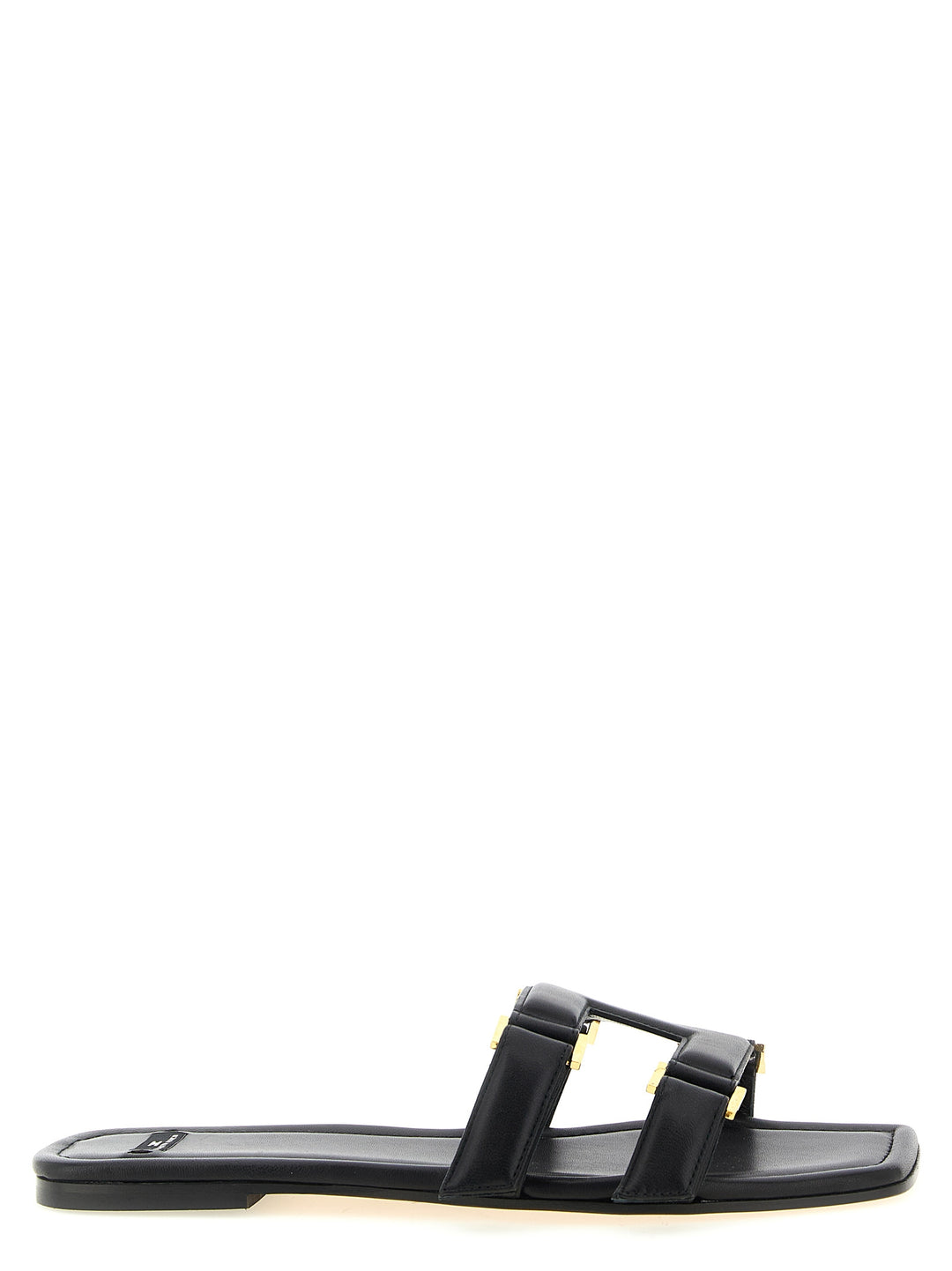 Elisabetta Franchi Nappa Leather Sandali - Nero | 0c6158223ecb8791cdcdb23670380e1a0817dad4