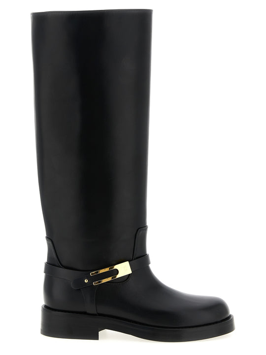 Logo Strap Boots Stivali E Stivaletti Nero