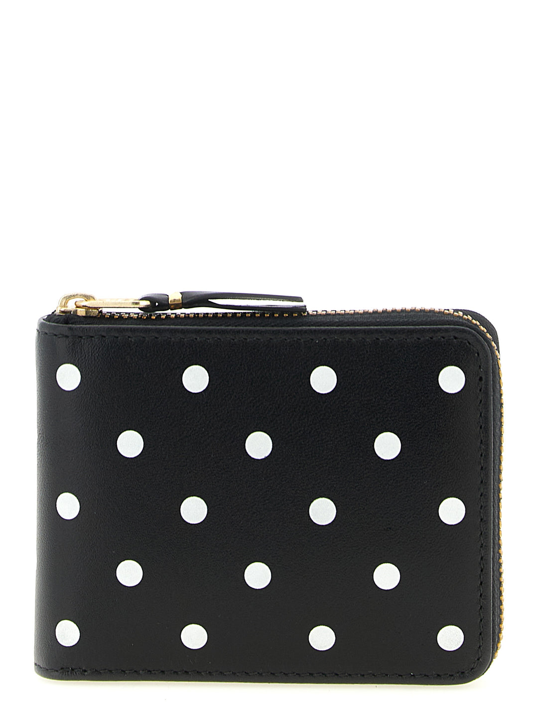 Comme Des GarçOns Wallet Polka Dots Printed Wallet Portafogli - Bianco/Nero | 45b8b0a8509a8d23b455b62f05e8f00e16e66a7f