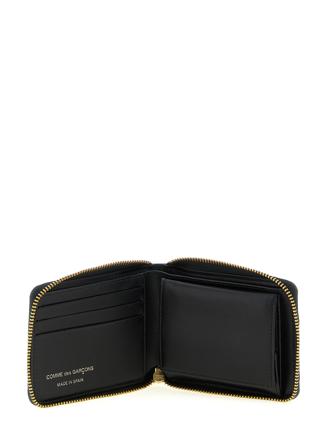 Comme Des GarçOns Wallet Polka Dots Printed Wallet Portafogli - Bianco/Nero | 60d1cc445647982791561c0c52018df75c34666d