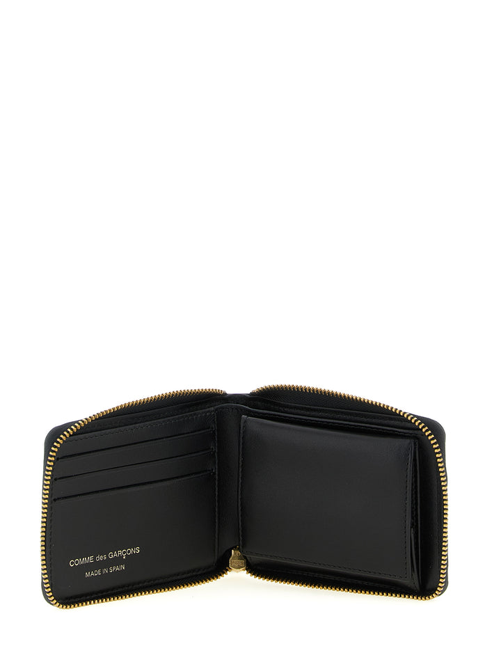 Comme Des GarçOns Wallet Polka Dots Printed Wallet Portafogli - Bianco/Nero | 60d1cc445647982791561c0c52018df75c34666d