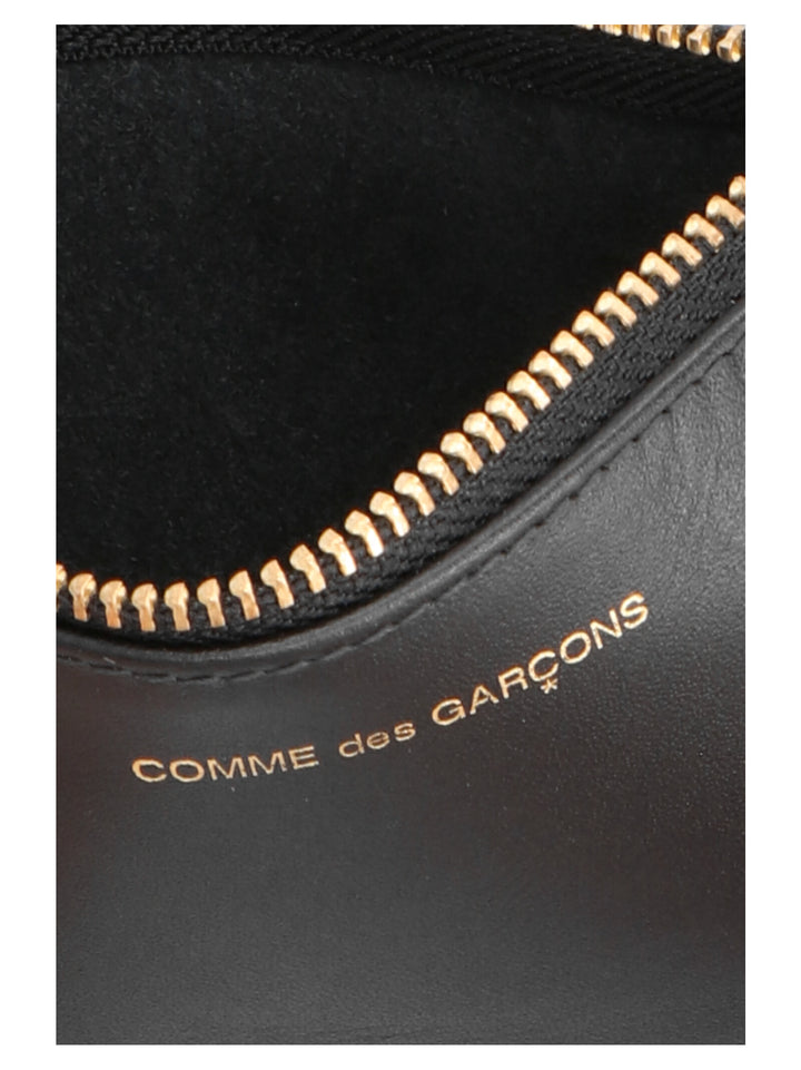 Comme Des GarçOns Wallet Logo Print Wallet Portafogli - Nero | 6510ca95bdd86651c0c3d8ed3f5318b2aa51f58b