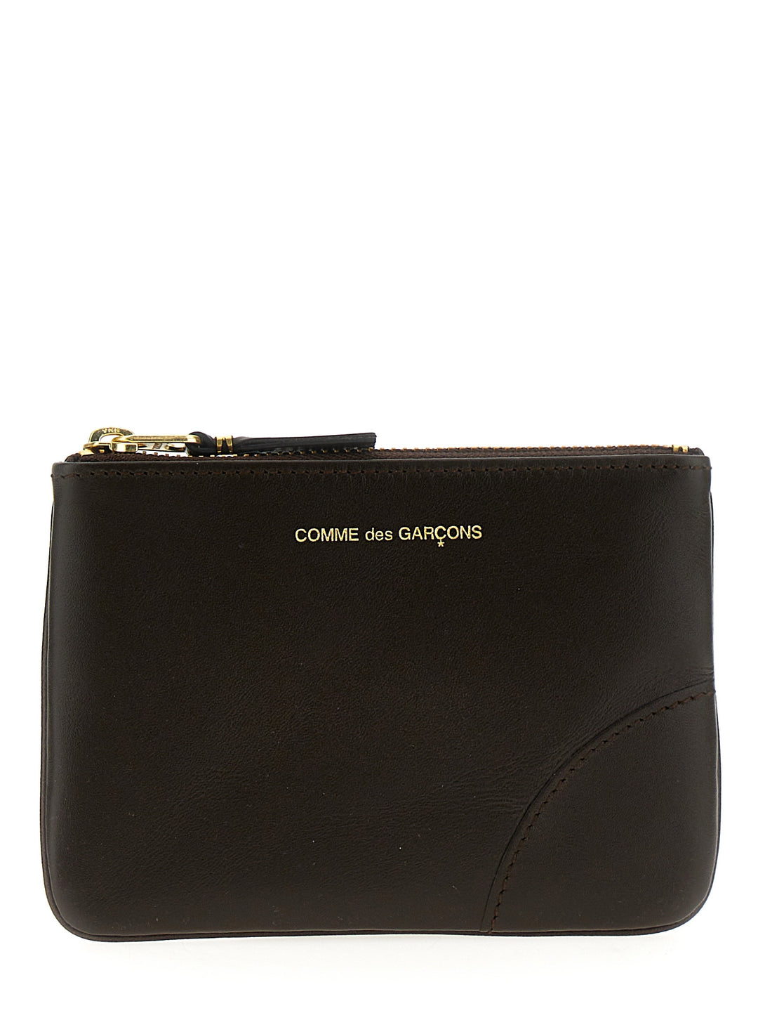 Comme Des GarçOns Wallet Logo Leather Wallet Portafogli - Marrone | e031e657337c1d2602e04e6e98dfe494ee313f4f