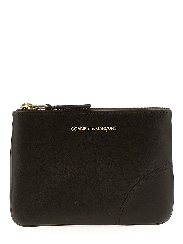 Comme Des GarçOns Wallet Logo Leather Wallet Portafogli - Marrone | e031e657337c1d2602e04e6e98dfe494ee313f4f