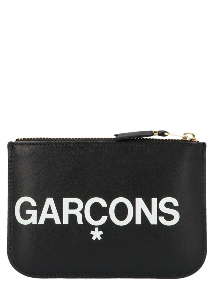 Comme Des GarçOns Wallet Huge Logo Portafogli - Bianco/Nero | de99cd4f9dc2748d22883564262132ae6fa34321