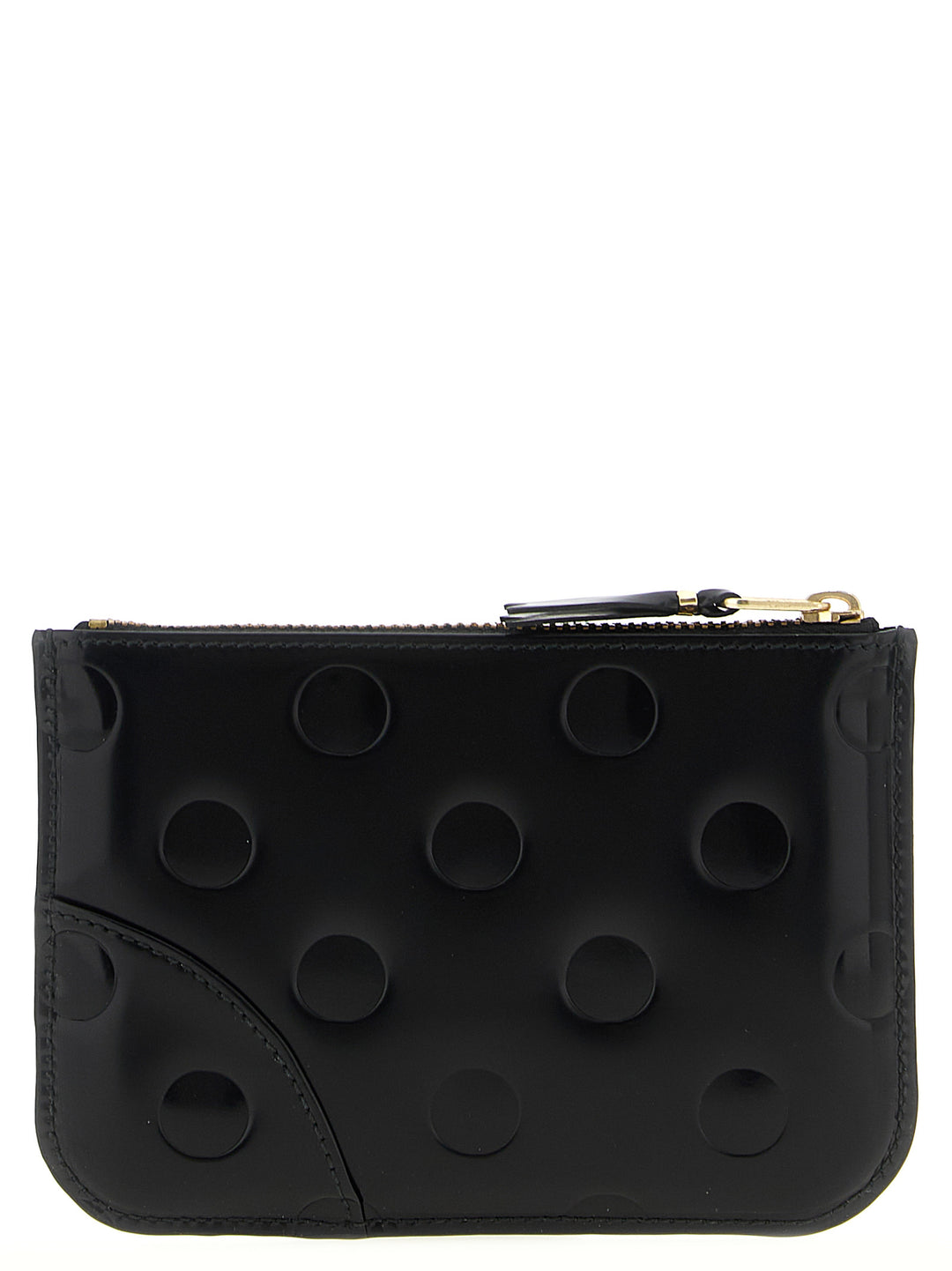 Comme Des GarçOns Wallet Polka Dots Embossed Portafogli - Nero | 098f197d791b3b690ea444c9cefe00fb48ce4cf5