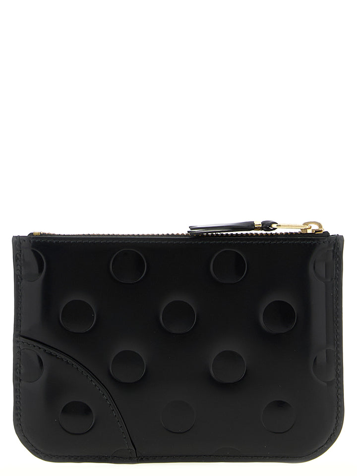 Comme Des GarçOns Wallet Polka Dots Embossed Portafogli - Nero | 098f197d791b3b690ea444c9cefe00fb48ce4cf5