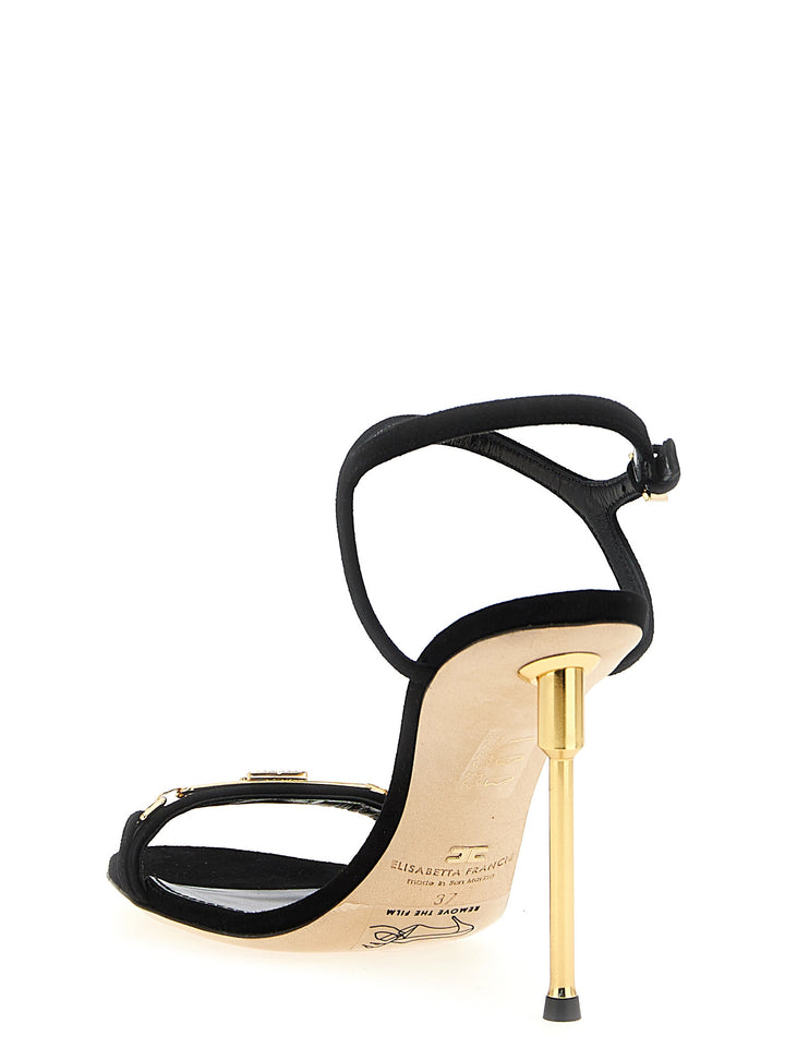 Elisabetta Franchi Sculpture Heel Sandali - Nero | a19b5dc012e8292b22e376bafb6c1dde925c1e86