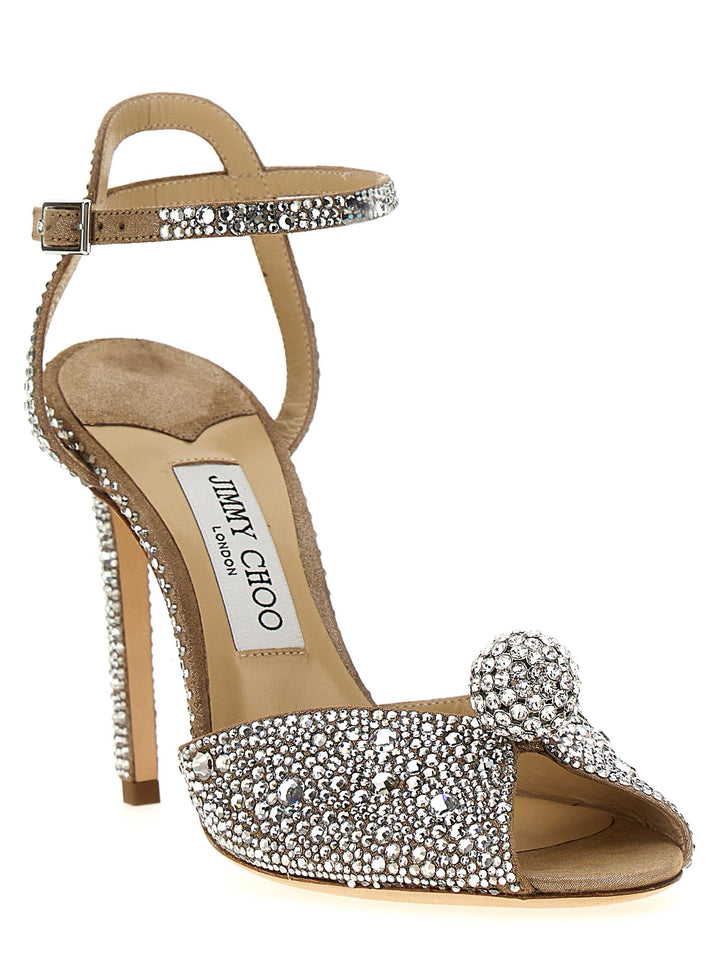Jimmy Choo Sacora Sandali - Silver | 033dab0fbc0e8412168a71f1a64a18ae2b36b6c7