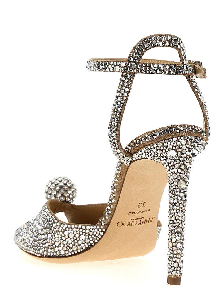 Jimmy Choo Sacora Sandali - Silver | 5d60d924ad1d0d0414f59146d8273e563c45b8b5