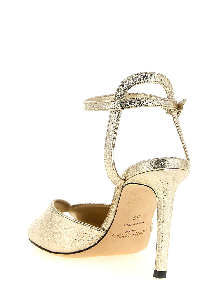 Jimmy Choo Sacora Sandali - Oro | 30988c04f16bc04952dc7a7f93b8ad0c41153185
