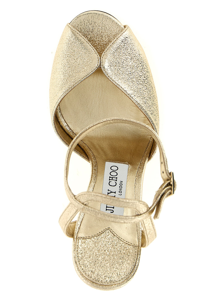 Jimmy Choo Sacora Sandali - Oro | 001b3f3694bdaf11f30eb8efc9376e4ce71d4055