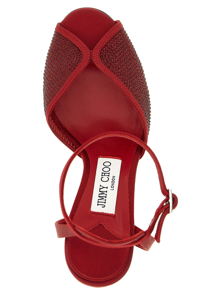 Jimmy Choo Sacora Sandali - Rosso | cbdb2f3849cf779d45c1b7bfcd0d6910082be196