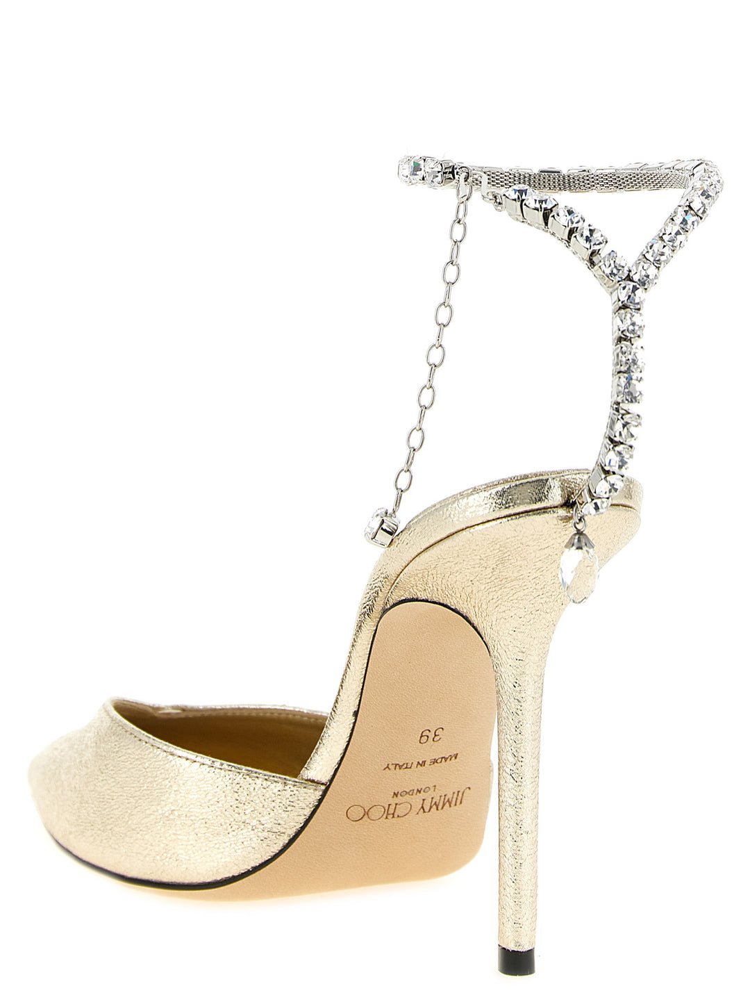 Jimmy Choo Saeda Decollete - Oro | 66e7b37a265e3d6c28943373a259ad904a30e503