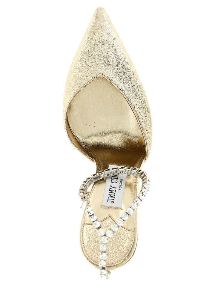 Jimmy Choo Saeda Decollete - Oro | 4d91a233f0b729c4a8063e88daed046bcc1901c0