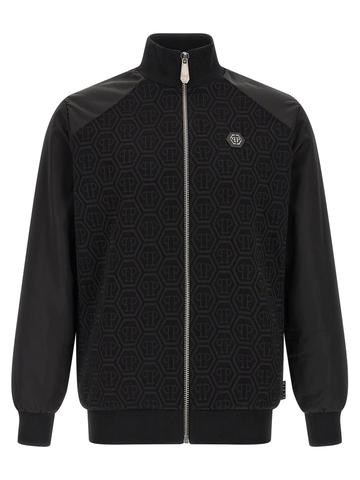 Philipp Plein Monogram Felpe - Nero | b99f281e3d535fb6981788a9e3c45ccda5d0e2ae