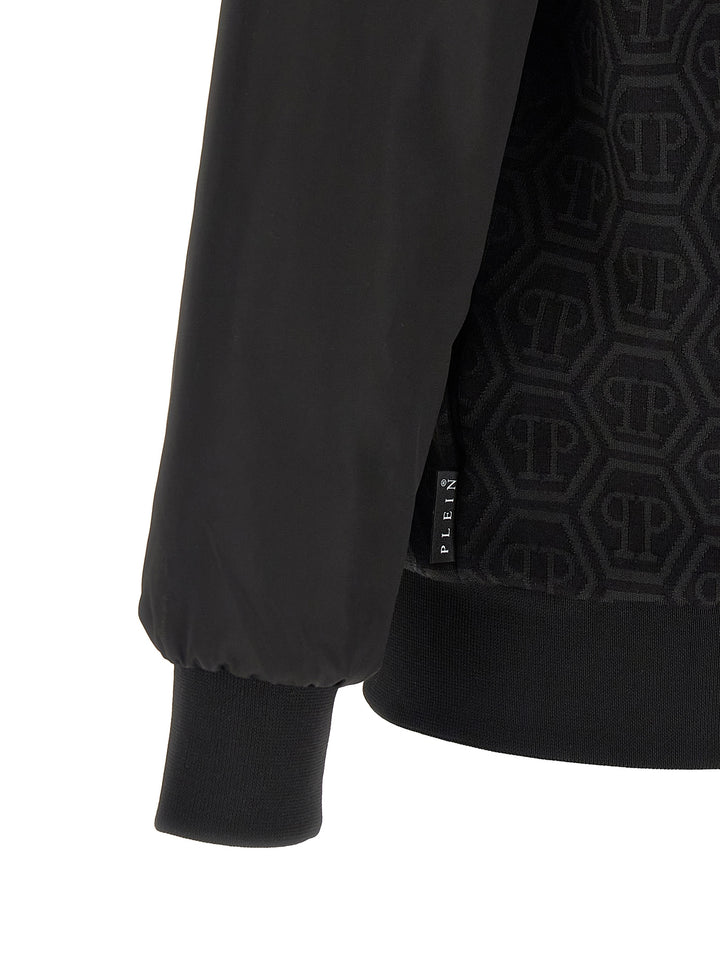 Philipp Plein Monogram Felpe - Nero | 9d4bfb3fa515cdcdf8a304035d28e128301b9481