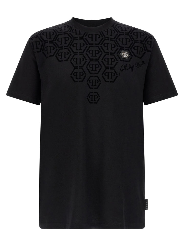 Philipp Plein Monogram T shirt - Nero | 4c9fea0fd070aaa8de0ae45ce79625b412a3611d