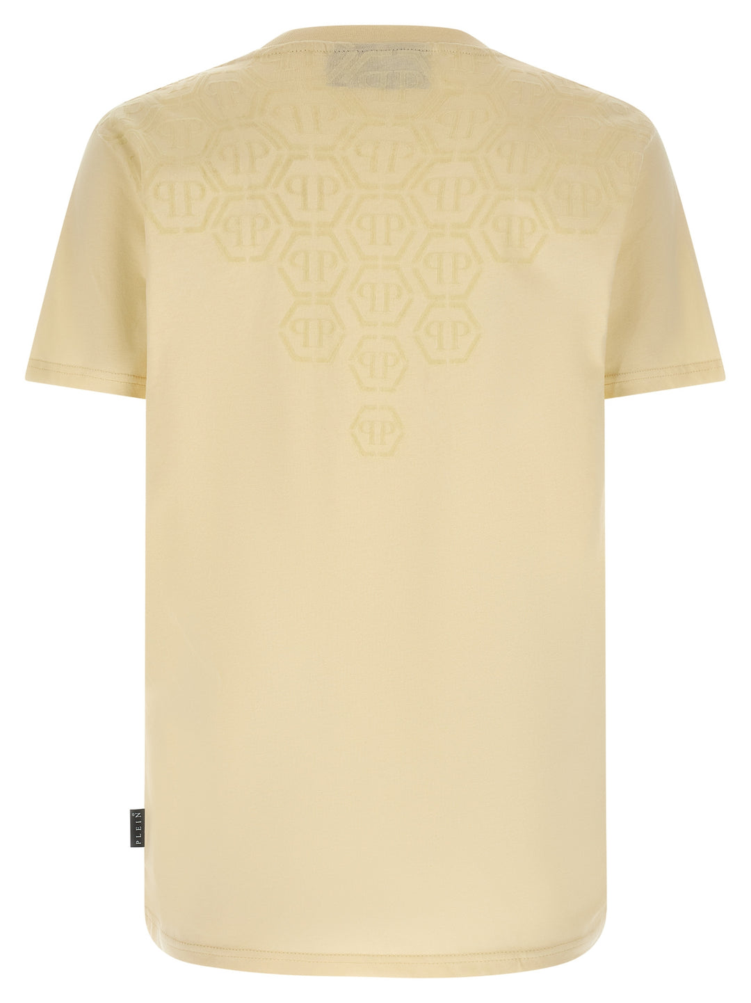 Philipp Plein Monogram T shirt - Beige | f233efdfff4fcc1f33b9ad7e55ab75bbca8fad07
