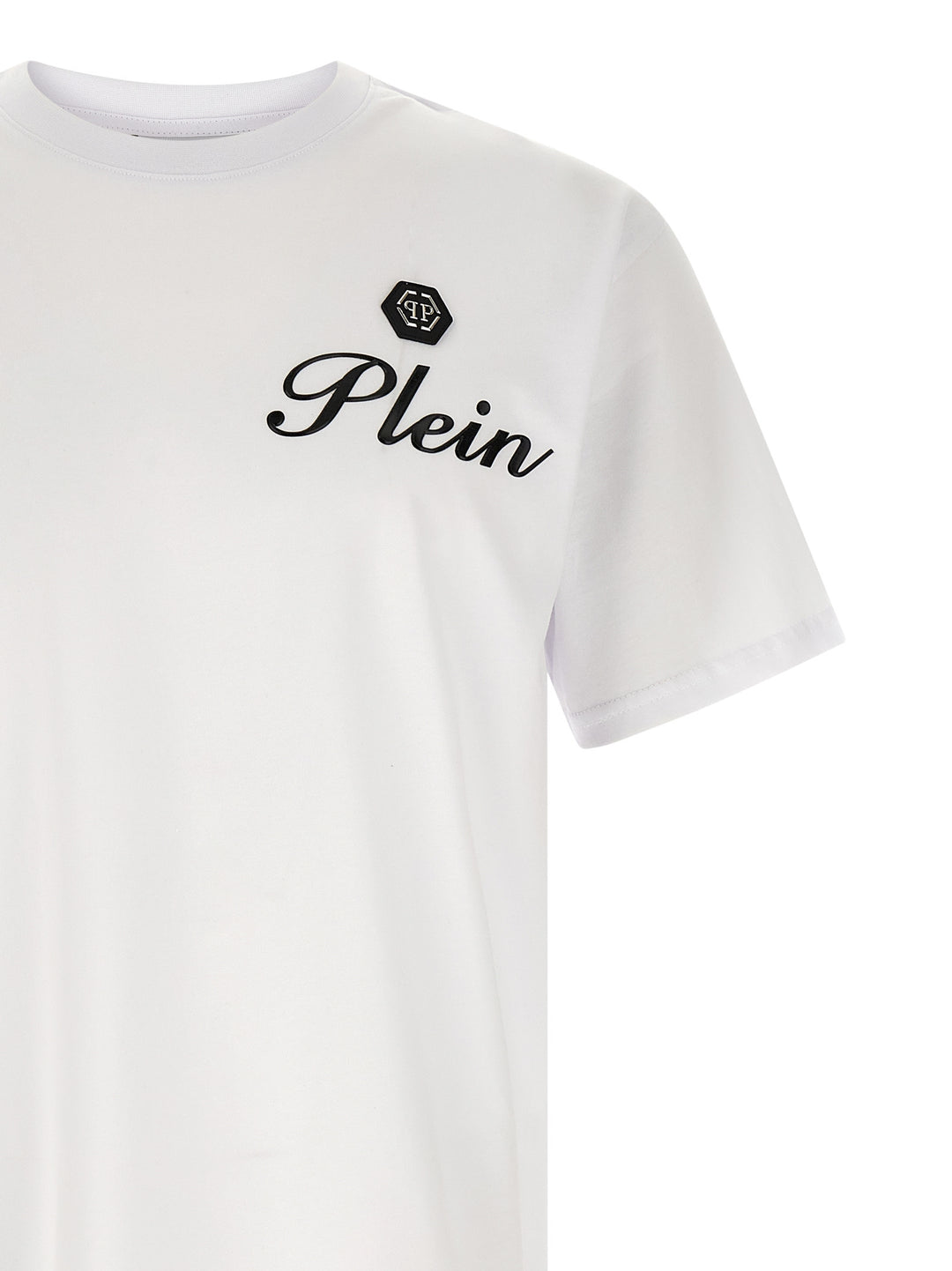 Philipp Plein Hexagon T shirt - Bianco/Nero | cc9bbfe4ed16477e4800dc675e73451155fba30e