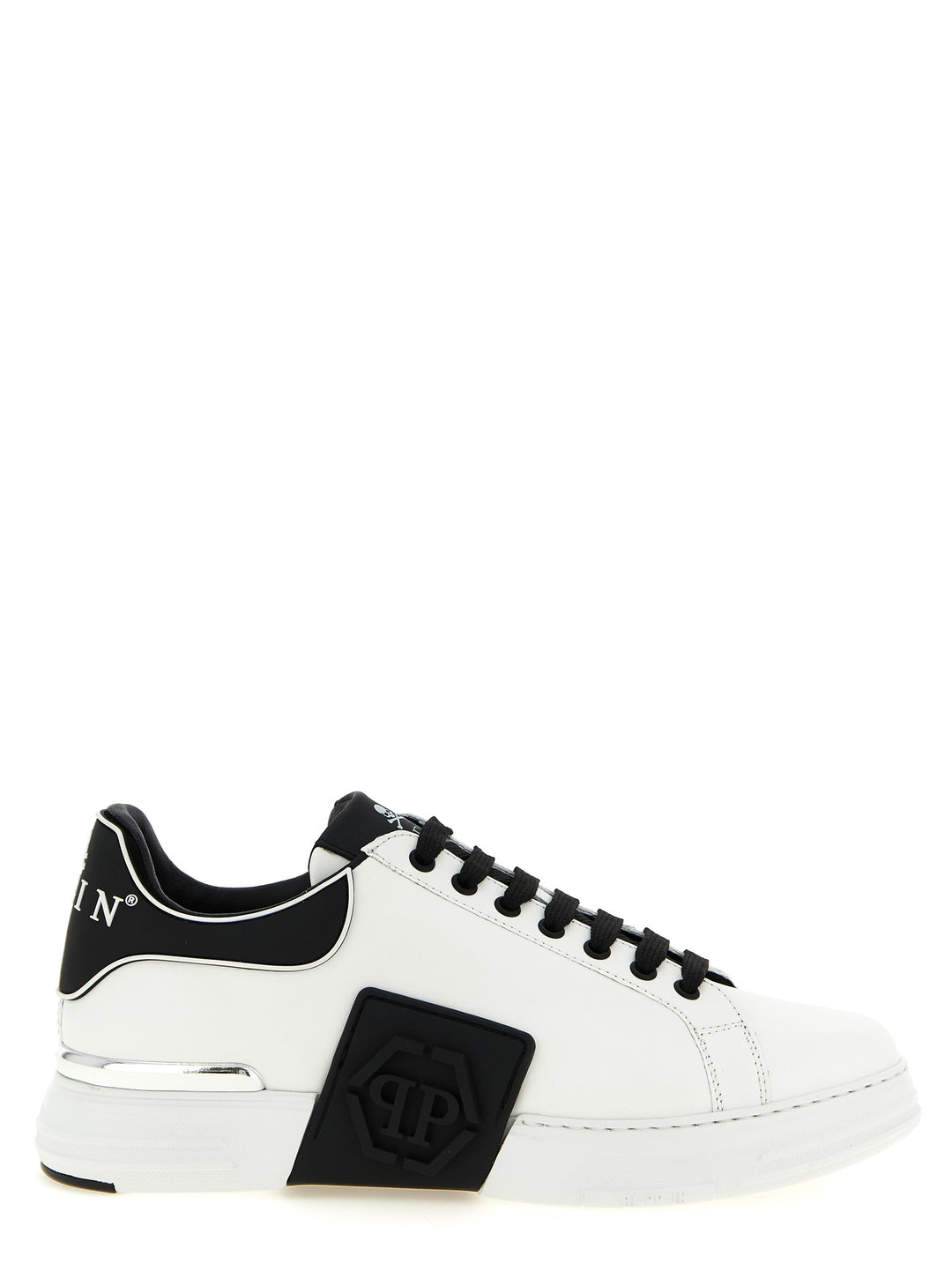 Philipp Plein Phantom Kick$ Sneakers - Bianco/Nero | c06d4aafc1560d934b9a0c08fff962299bad26b1