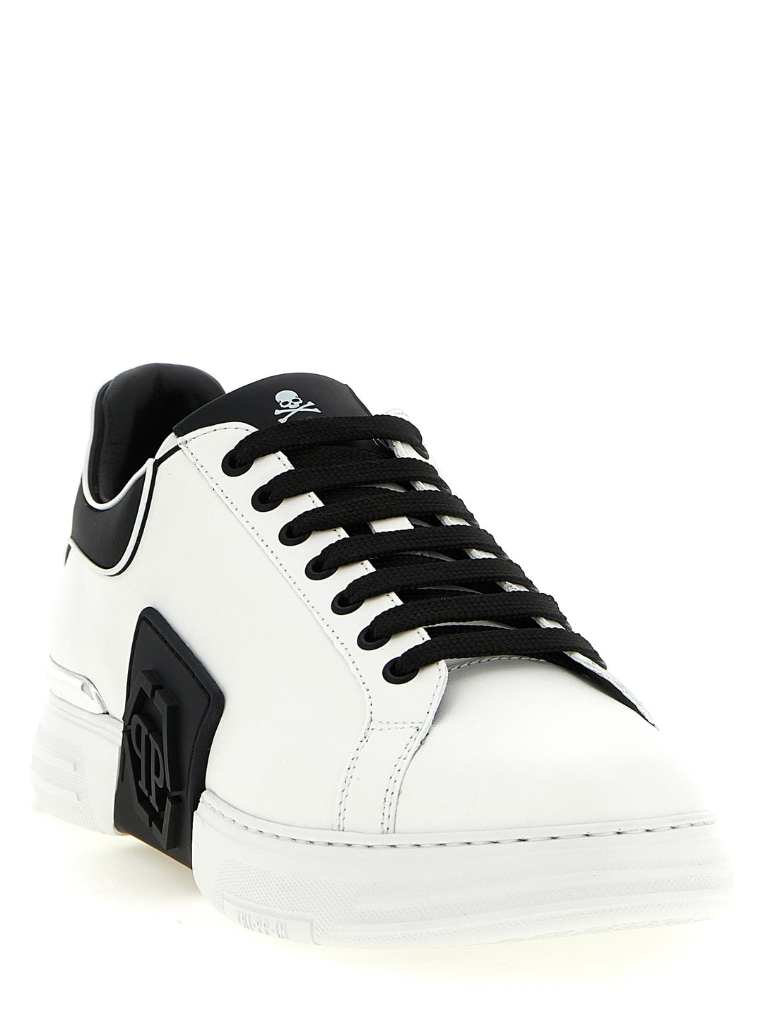 Philipp Plein Phantom Kick$ Sneakers - Bianco/Nero | b68d869263ad685c18cd9b4c0fbbf4c4890e4a49