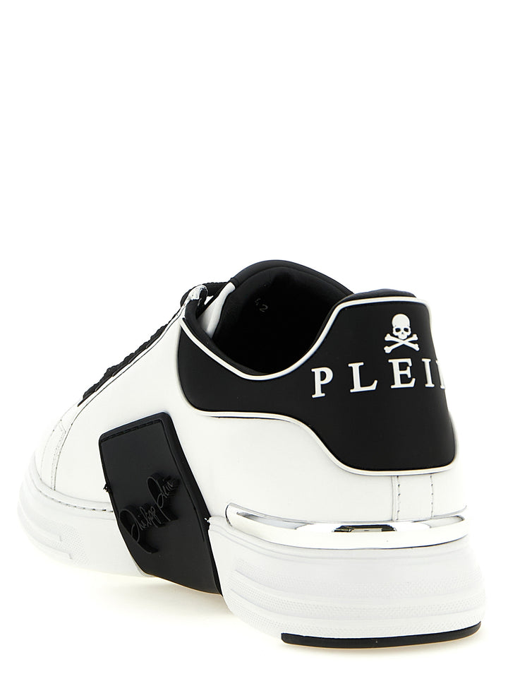 Philipp Plein Phantom Kick$ Sneakers - Bianco/Nero | 59ecb6e290ff7ebaa6518c14130d07f6a3d03d65