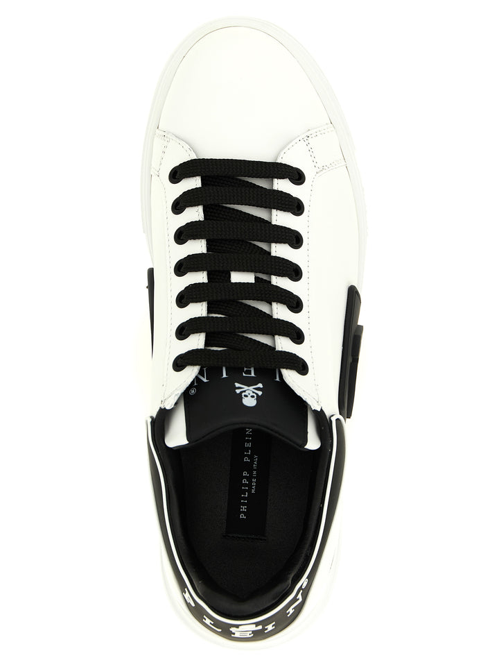 Philipp Plein Phantom Kick$ Sneakers - Bianco/Nero | 0a68ad3988f0ae98389493e584b0e9f2dbbd1d2f